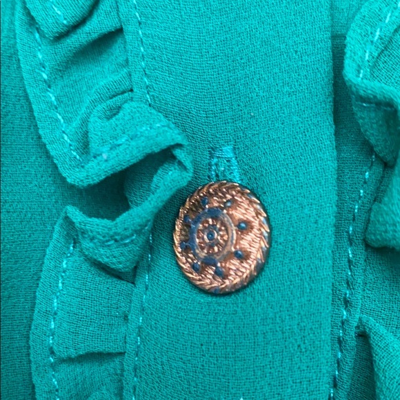 Forever 21 emerald green dress - Picture 5 of 6